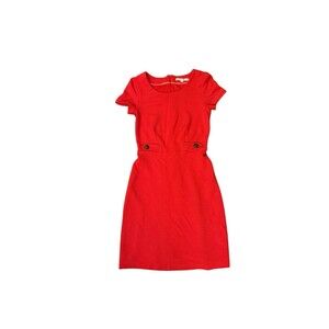 boden hallie jersey dress Boden Hallie Jersey Polka Dot Pullover Elastic Waist Midi Dress Womens SZ 6P